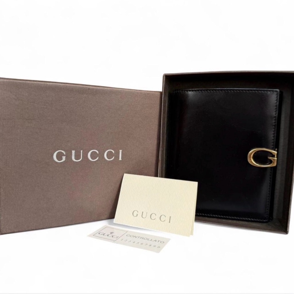 Gucci Horsebit Black Bi-fold Wallet